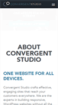 Mobile Screenshot of convergentstudio.com